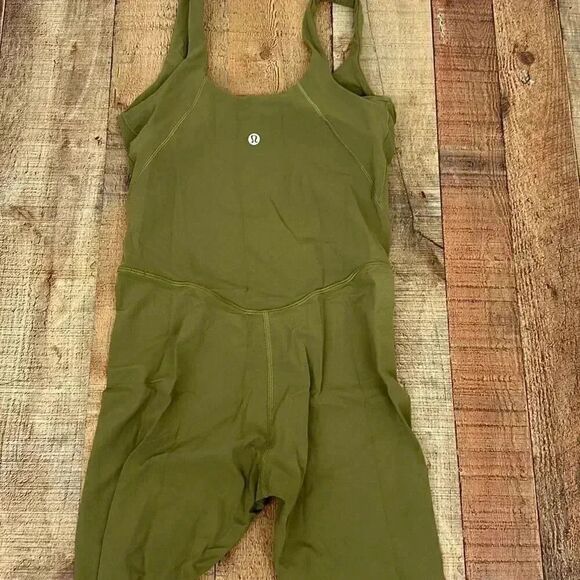 Lululemon Align Bodysuit Bronze Green Women’s Sz 6 - Picture 4 of 8